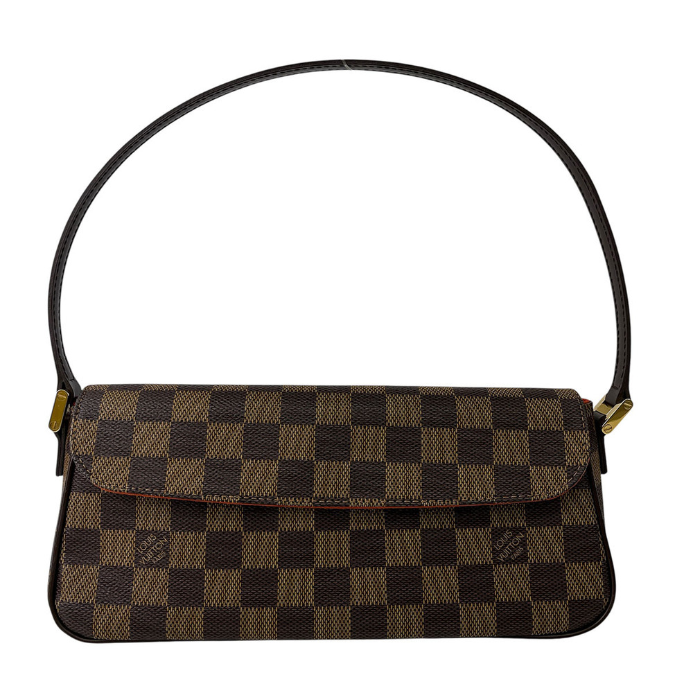 LOUIS VUITTON Recoleta Handbag Damier Canvas Brown
